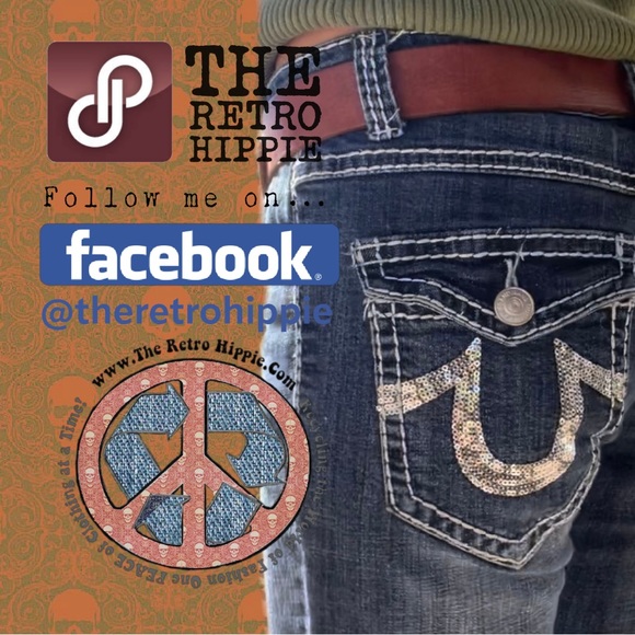 Julie True Religion Straight Leg Jeans - Picture 5 of 17